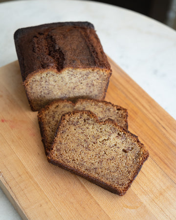 *Local Banana Bread Loaf with Walnuts