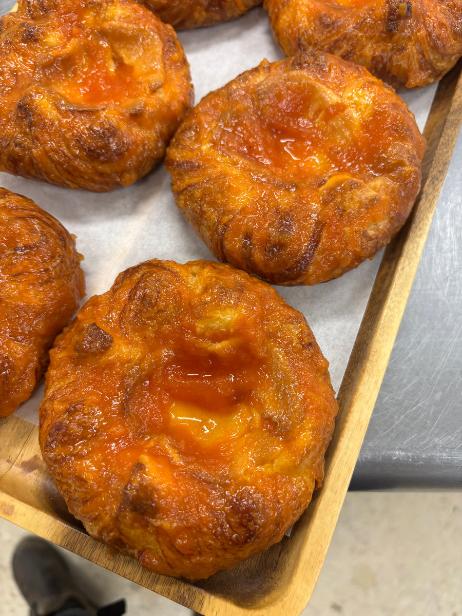Cheese danish with Papaya, Passion Fruit & Pineapple Jam