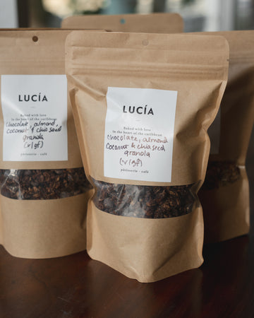 #Chocolate Almond Coconut Chia Granola Bag (THANKSGIVING MENU)