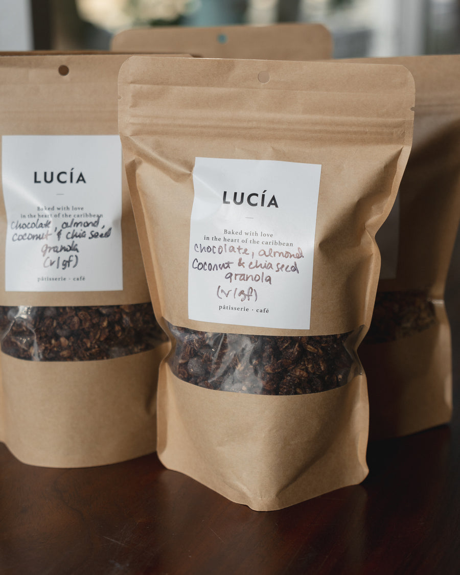 #Chocolate Almond Coconut Chia Granola Bag (THANKSGIVING MENU)