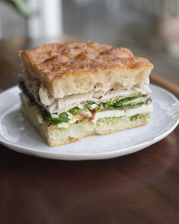*Turkey Focaccia Sandwich