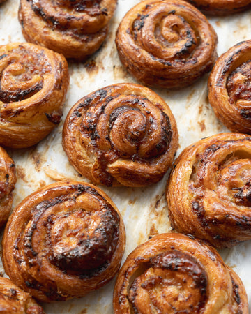 Local Sausage, Aged White Cheddar, Maple Croissant