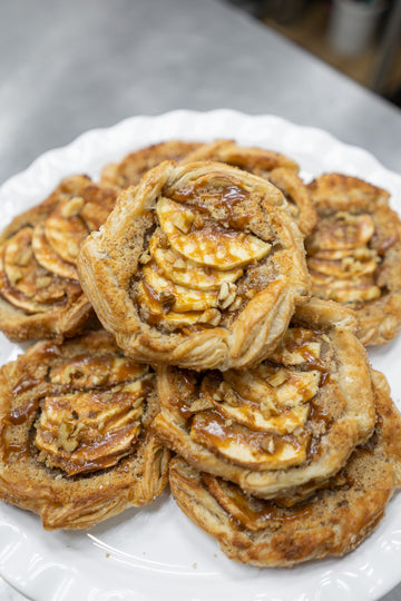 Apple Almond Caramel Galette