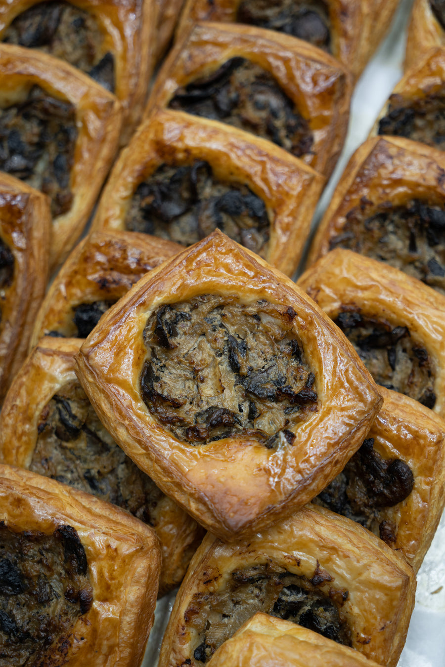 Croisstata: Local Mushrooms, Caramelized Onions, Goat Cheese