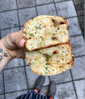 Savory Scone: Cheese, Scallions, Corn, Chipotle, Cilantro